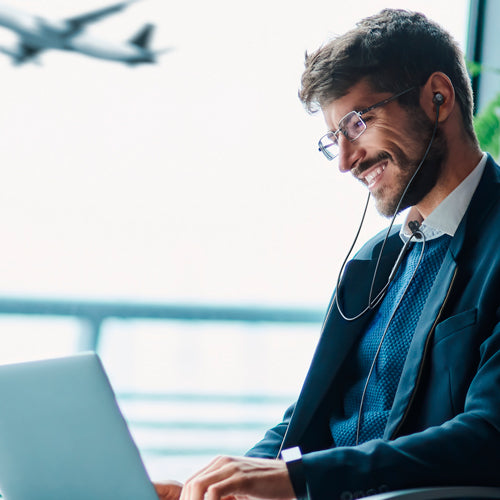 Audio‑Technica ATH‑CKD7NC Noise‑Cancelling In‑Ear Earphones with USB‑C – Hybrid ANC, Hi‑Res 11 mm Drivers, 24‑bit/96 kHz DAC, ENC Mic, Zero‑Latency Wired Earbuds for Smartphone, Laptop & Nintendo Switch