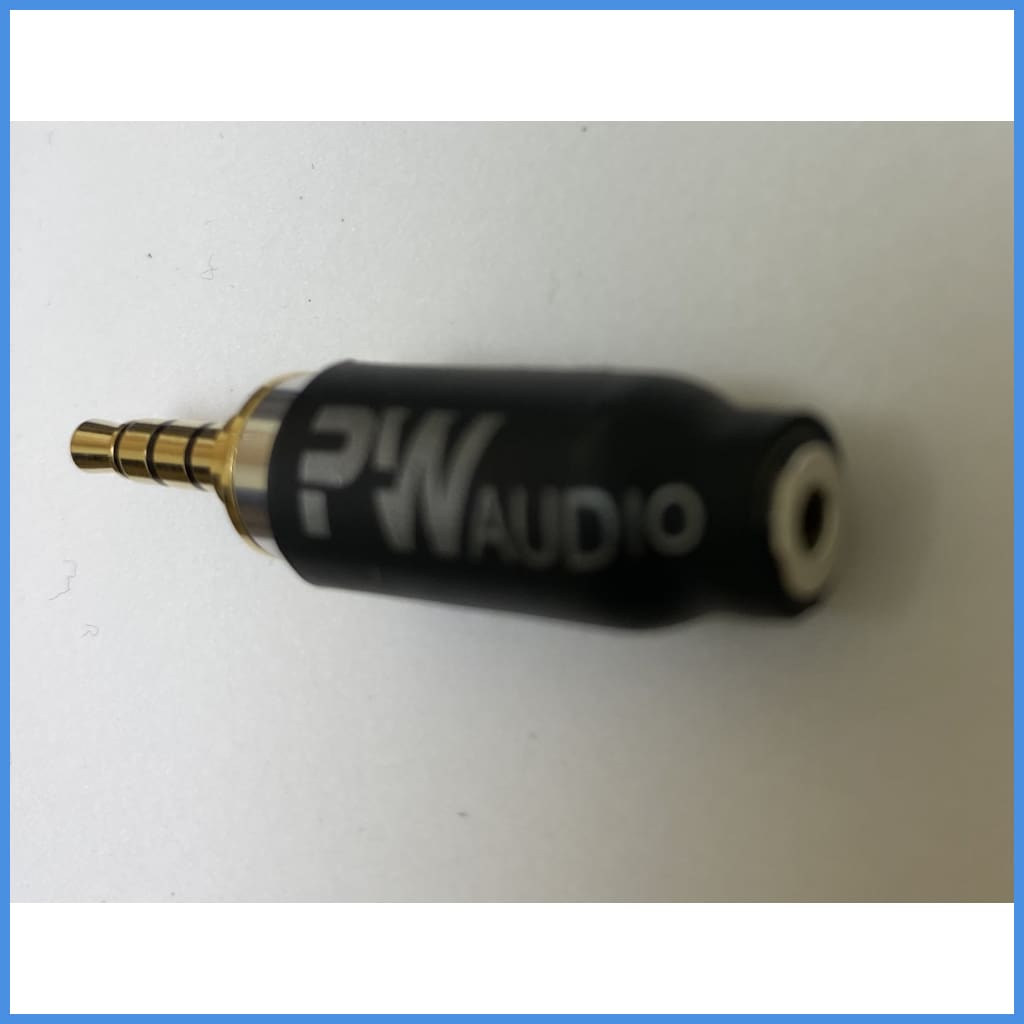 Pw Audio 2.5Mm Female To 3.5Mm Trrs Male Adapter