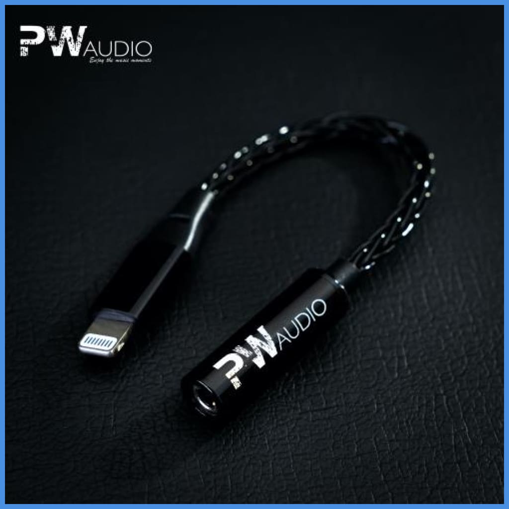 Pw Audio Adapter For Lightning Or Type C To 3.5Mm Earphone -