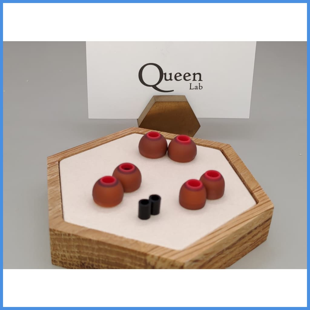Queen Lab Hybrid Silicon With Foam Inside Eartips Small Medium Large 3 Sizes Eartip