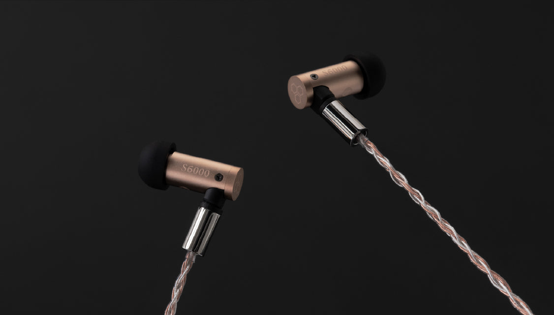 Final Audio S6000 Dual Sonion BA Audiophile IEMs – Chromium‑Copper Housing, 225Ω High‑Impedance, 4.4 mm Hybrid Cable, Wide Soundstage & Natural Vocal Tuning