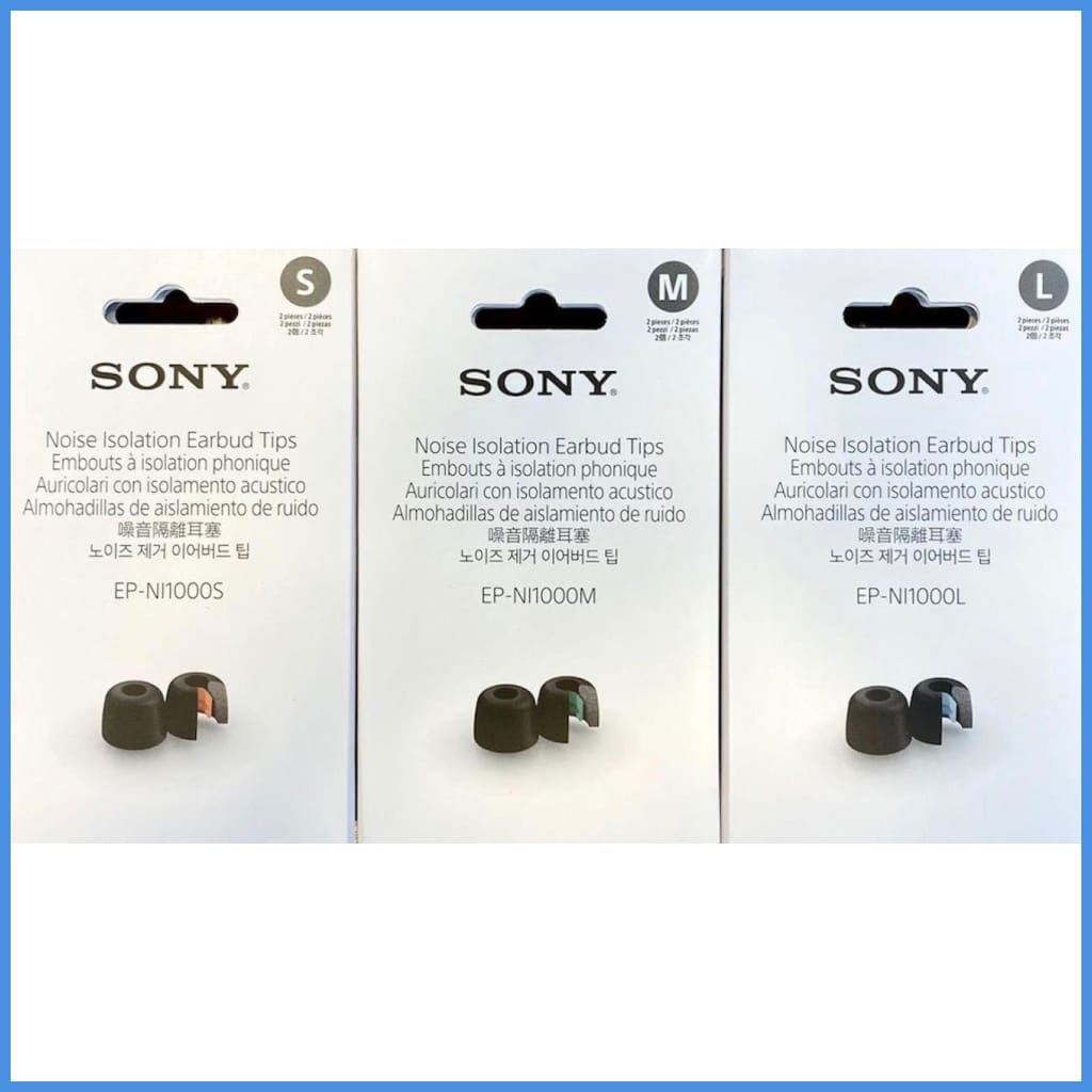 Sony Ep-Ni1000 Foam Eartips For Wf-1000Xm4 True Wireless Earphone 1 Pair Per Pack Eartip
