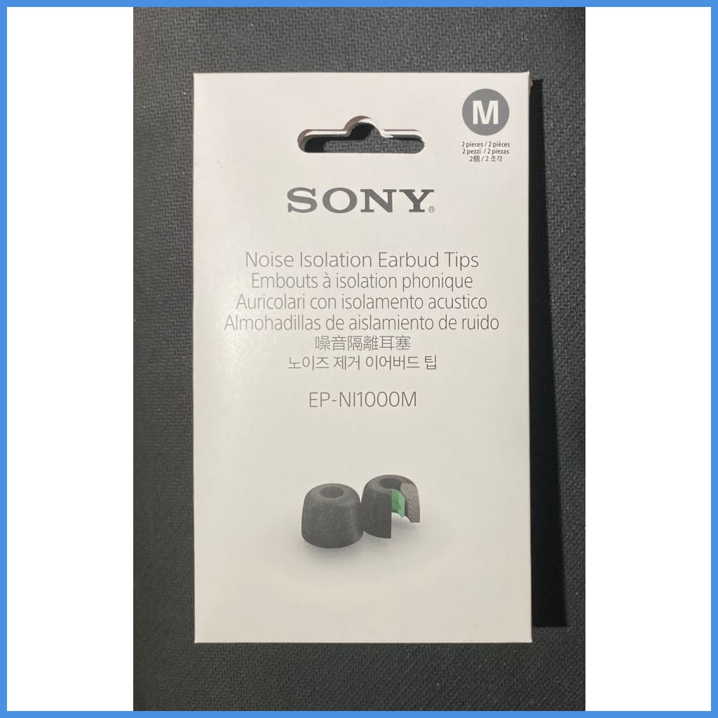 Sony Ep-Ni1000 Foam Eartips For Wf-1000Xm4 True Wireless Earphone 1 Pair Per Pack Medium M (1 Per