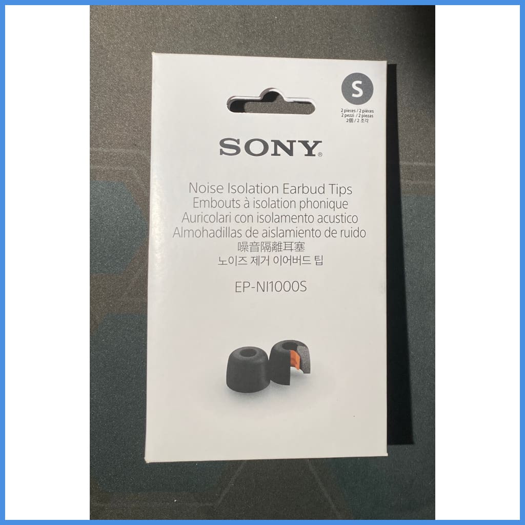 Sony Ep-Ni1000 Foam Eartips For Wf-1000Xm4 True Wireless Earphone 1 Pair Per Pack Small S (1 Per