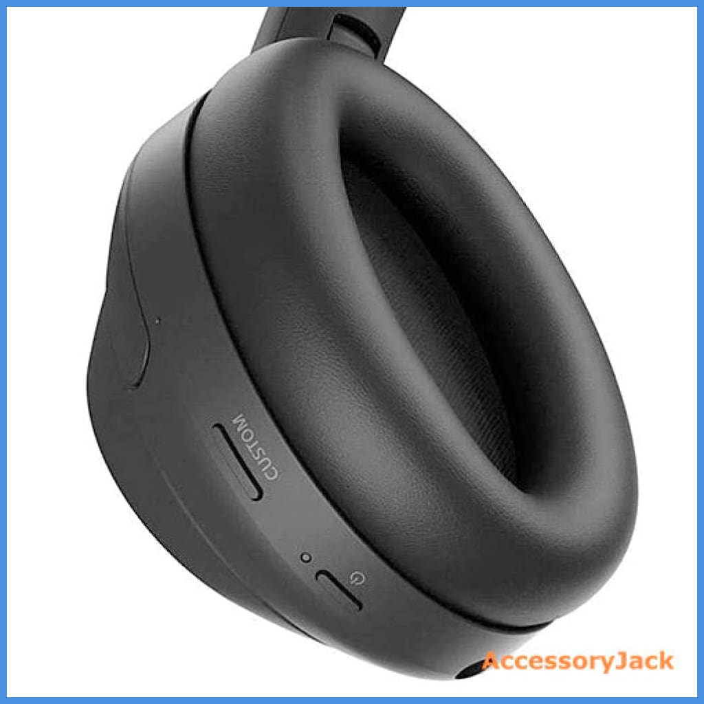 Sony Wh-1000Xm4 Wireless Bluetooth Noise Canceling Over-Ear Headphones Silver Black Device