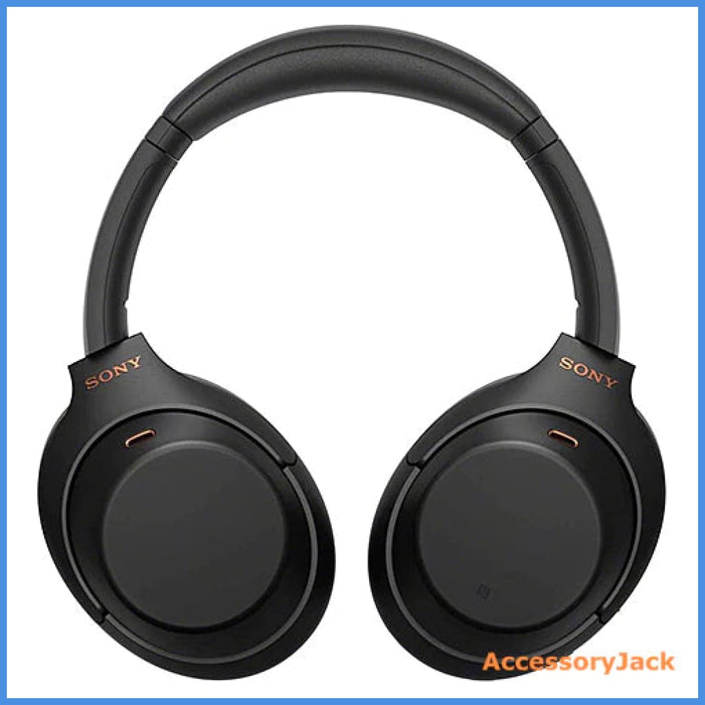 Sony Wh-1000Xm4 Wireless Bluetooth Noise Canceling Over-Ear Headphones Silver Black Device