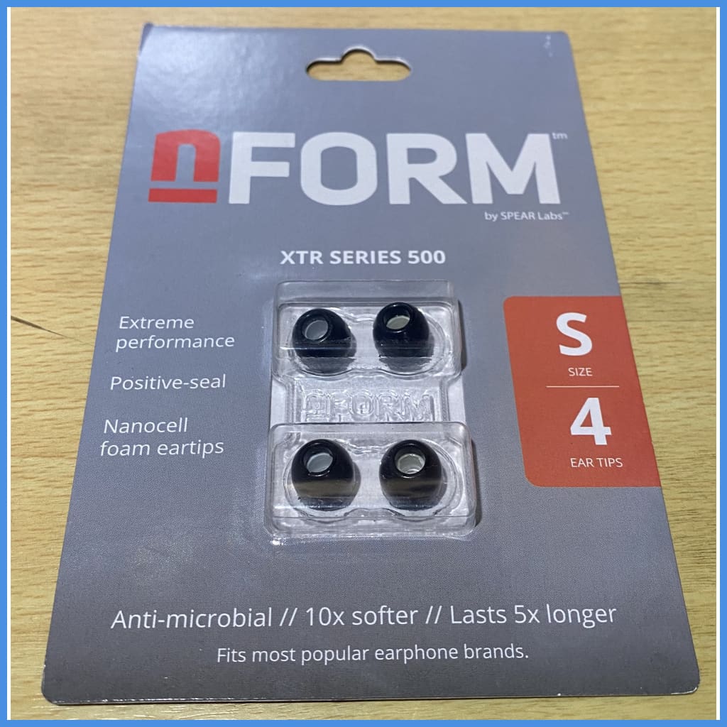 Spear Labs Nform Xtr Series 500 Foam Eartips For Extra Temperature Resistance 2 Pairs Small S (2