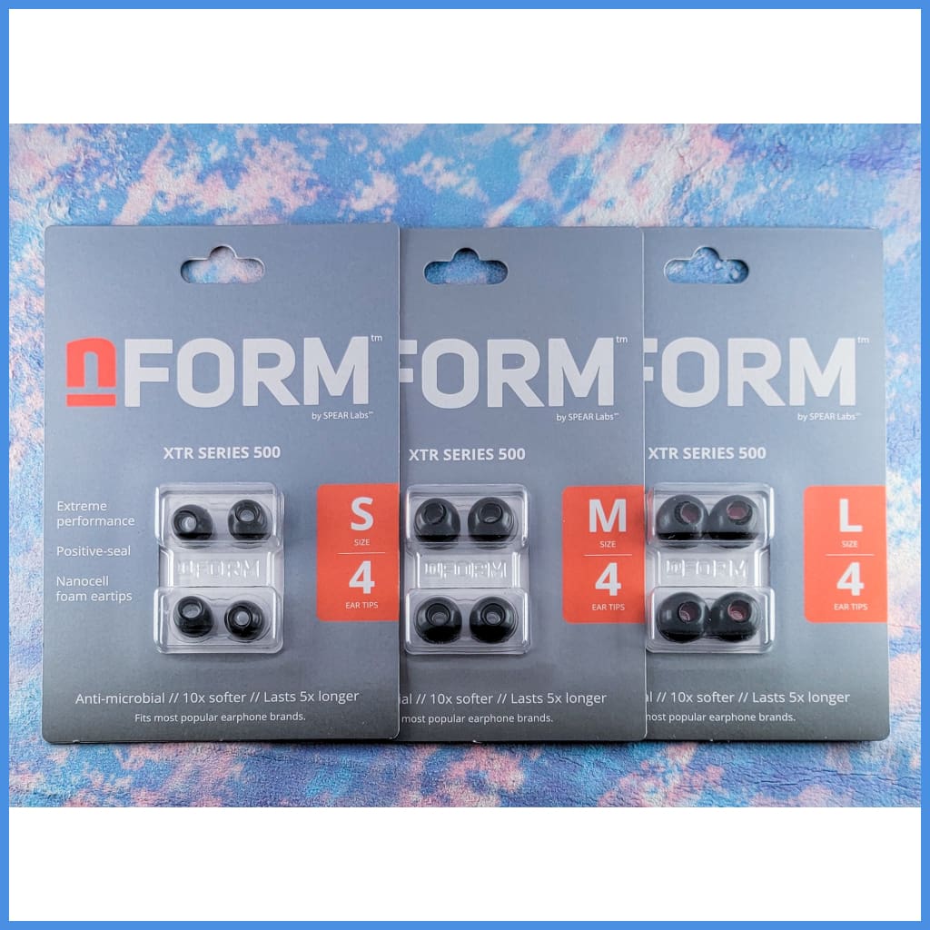 Spear Labs Nform Xtr Series 500 Foam Eartips For Extra Temperature Resistance 2 Pairs Eartip