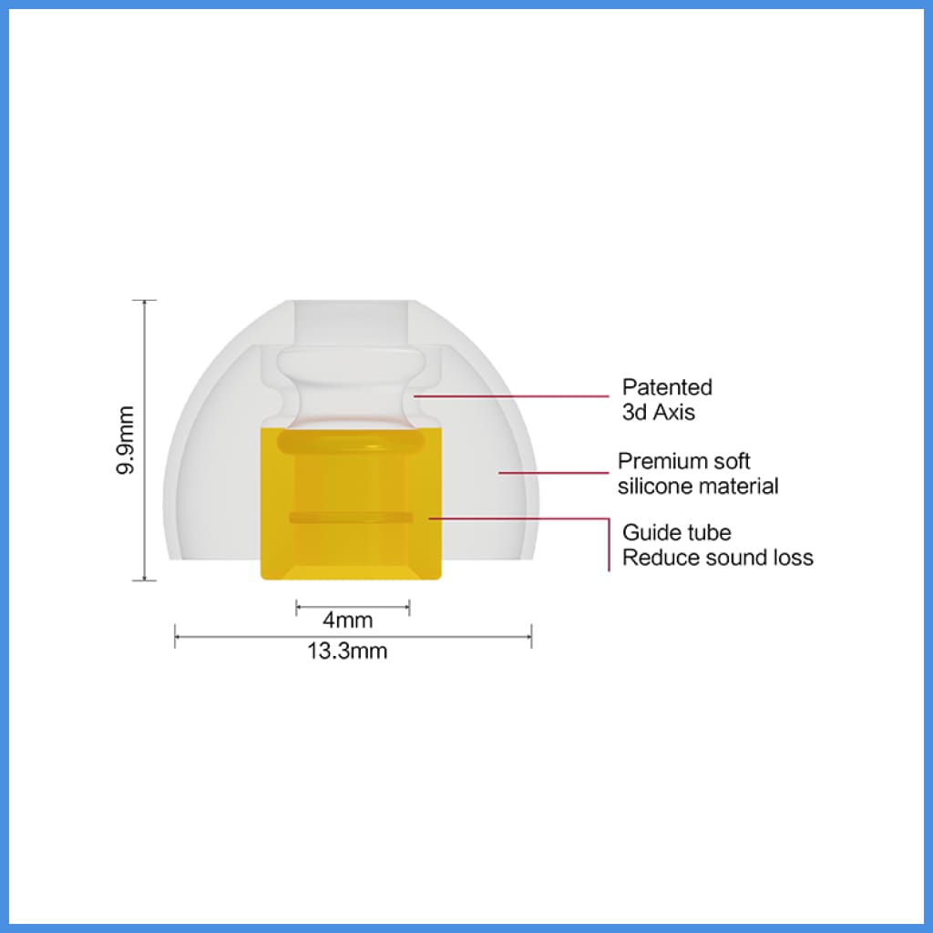 Spinfit Cp100 Single Flange Silicon Eartips New Version 2019 Eartip