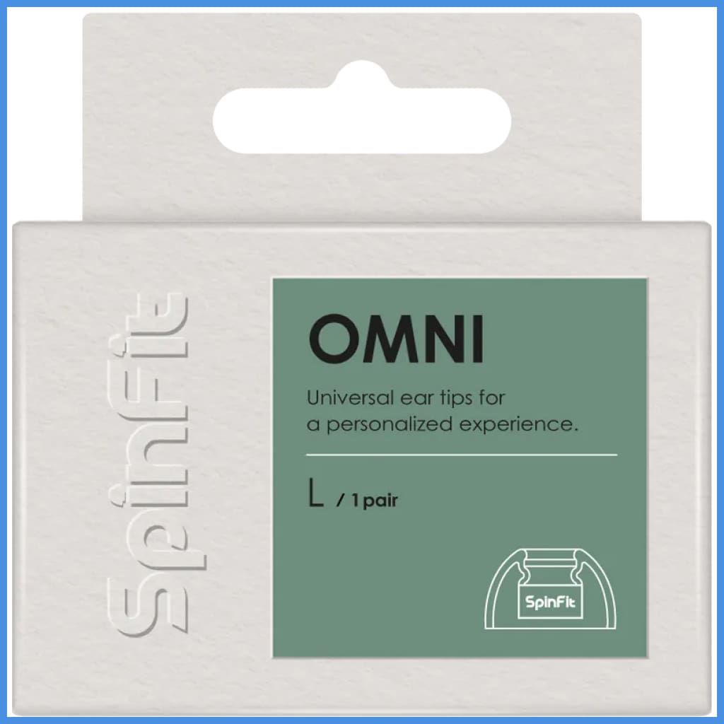 Spinfit OMNI Silicon Eartips 6 Sizes Colors for In-Ear