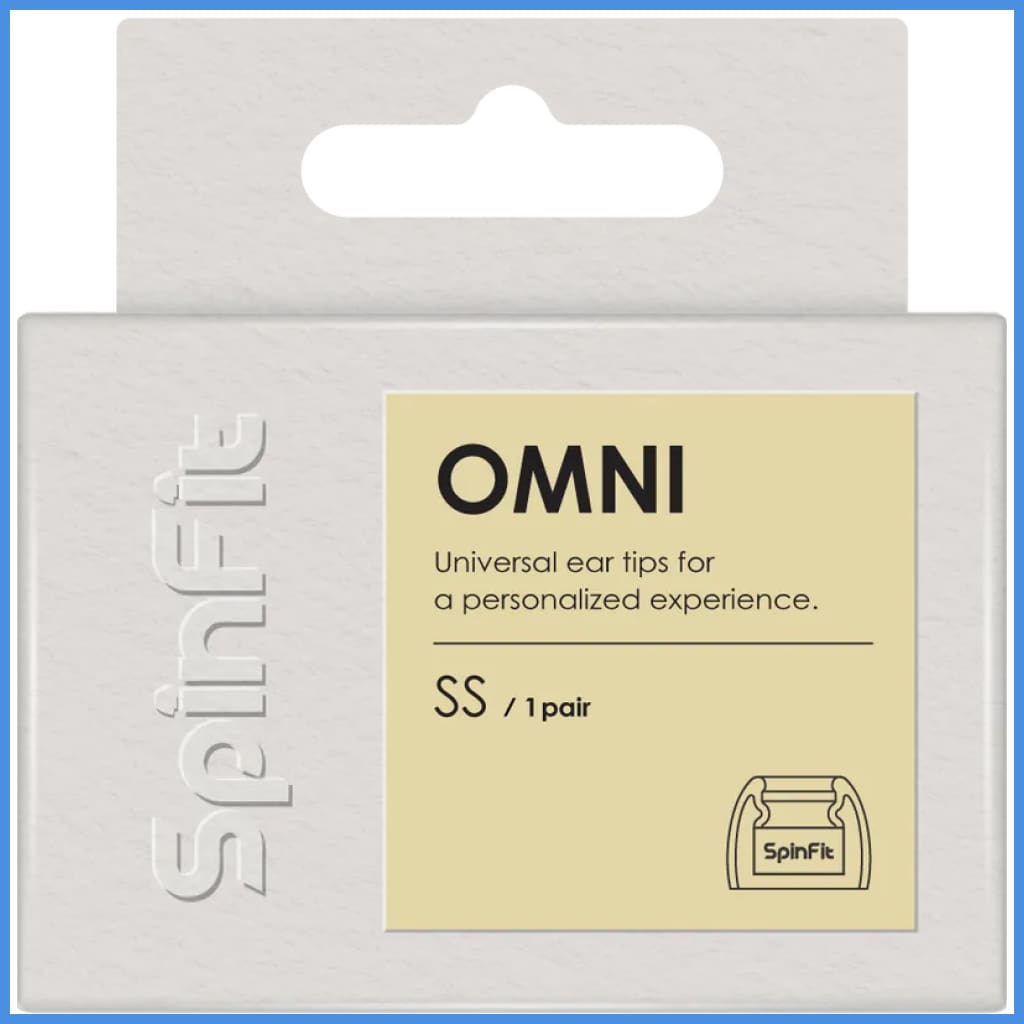 Spinfit OMNI Silicon Eartips 6 Sizes Colors for In-Ear