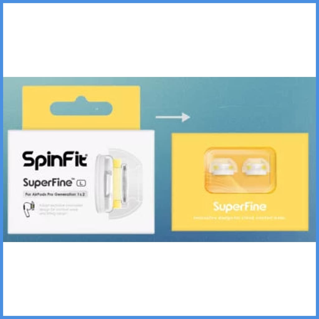Spinfit Superfine Silicon Eartips For Apple Airpods Pro Generation 1St 2Nd Eartip
