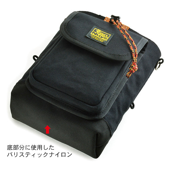 VanNuys D761 Handmade Double Layer Open Waist Bag Made In Japan
