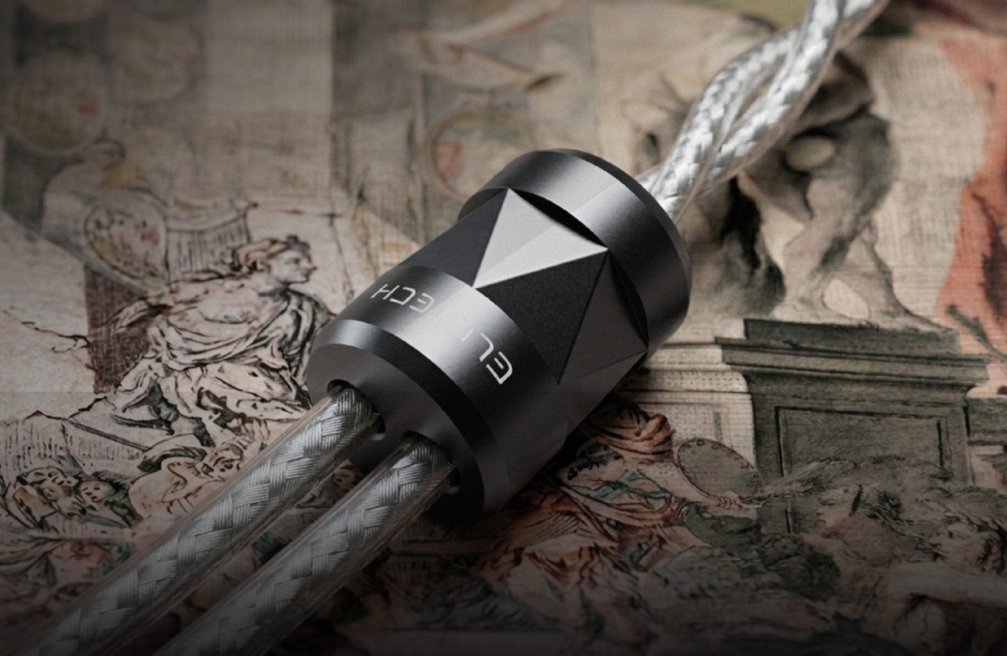 Eletech Cartone Dual-Coaxial Hybrid Silver-Plated Copper IEM Cable