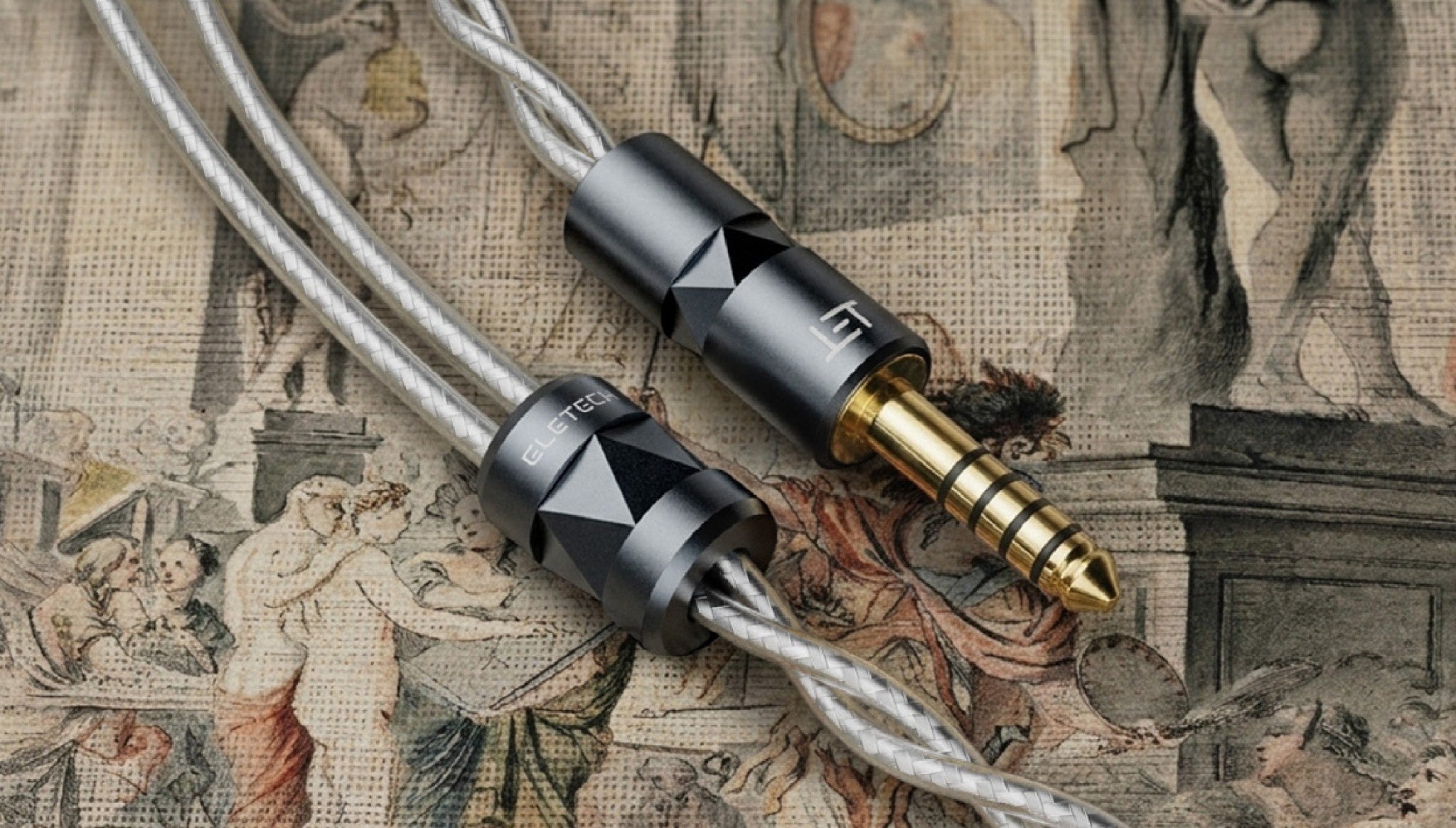 Eletech Cartone Dual-Coaxial Hybrid Silver-Plated Copper IEM Cable