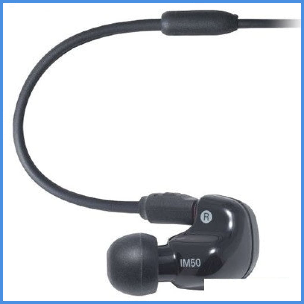 Audio-Technica ATH-IM50 In-Ear Monitor IEM Earphone Headphone White Bl