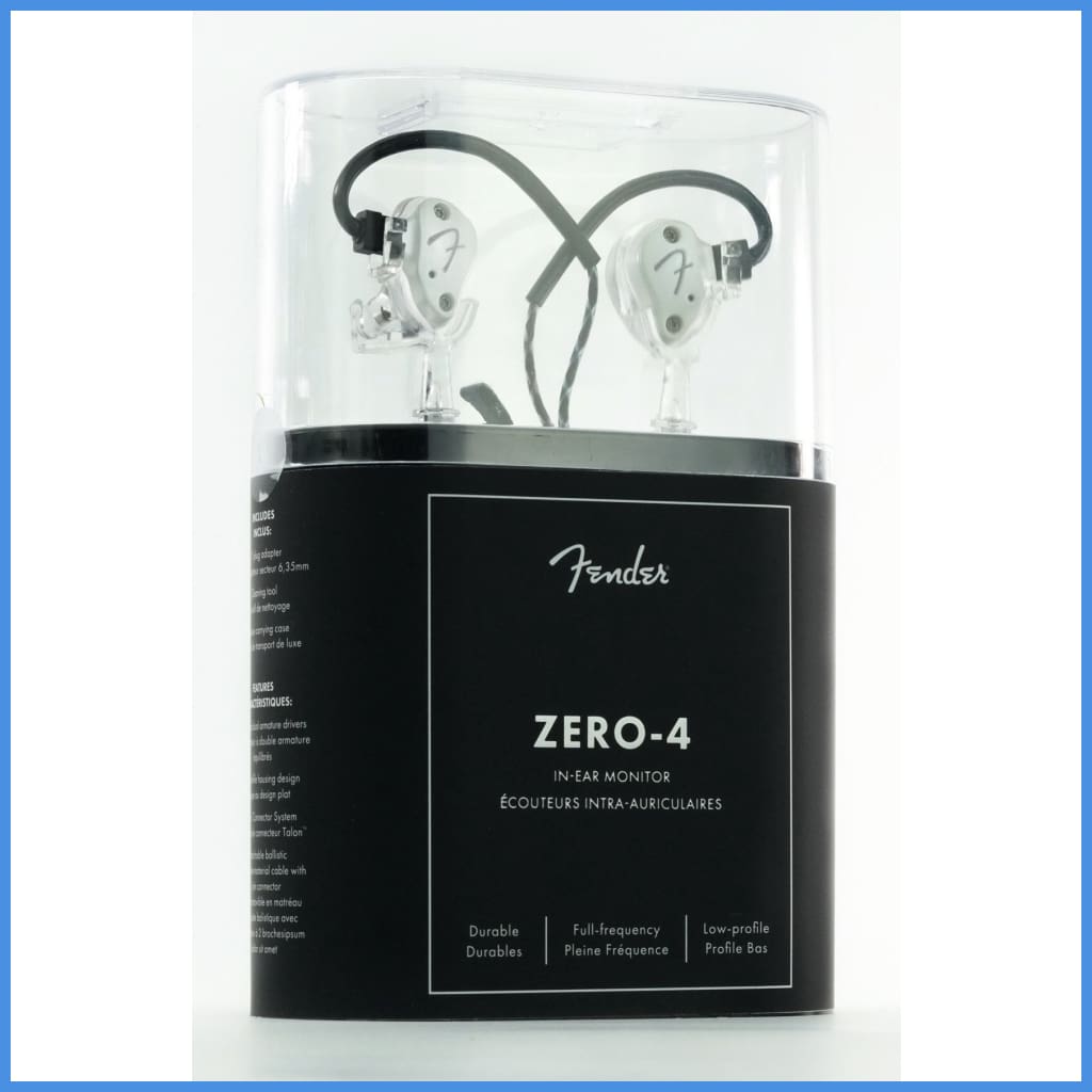 Fender Zero 4 In-Ear Monitor Four Balanced Armature Drivers Iem Earphone Headphone