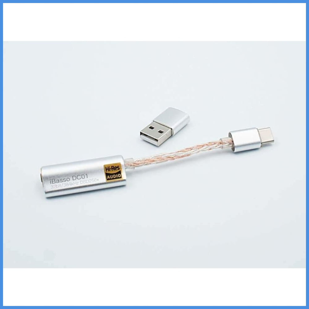 iBasso DC01 Hi-Res 2.5mm Balanced DAC Cable Adapter for Type C Plug