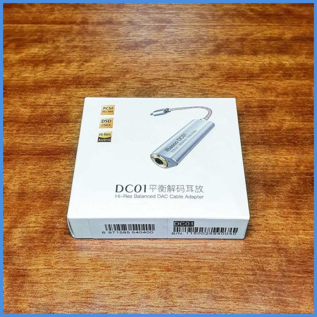 iBasso DC01 Hi-Res 2.5mm Balanced DAC Cable Adapter for Type C Plug